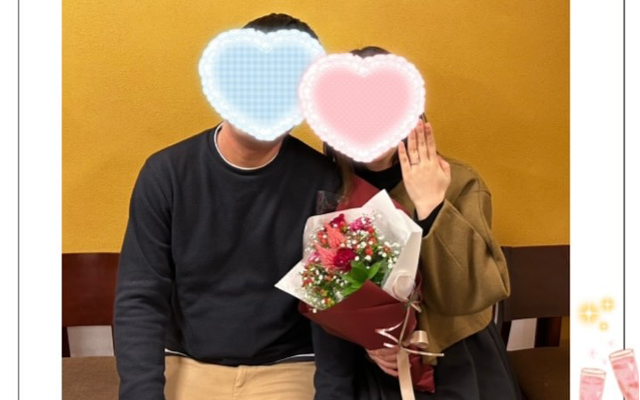 ご成婚おめでとうございます！（20代後半・女性会員さま）